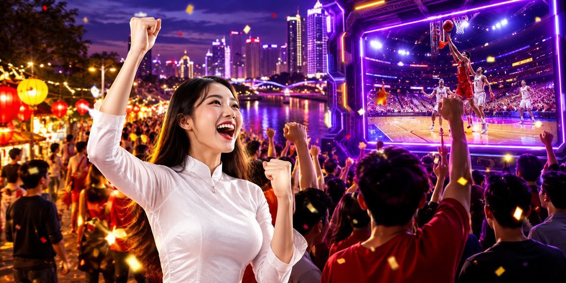 Người dùng tại Hà Nội đặt cược bóng rổ qua ứng dụng 888vn trên điện thoại, mặc áo dài truyền thống